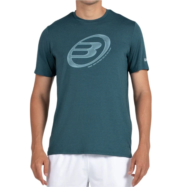 T-shirt Bullpadel Lande Verde Oscuro Vigore