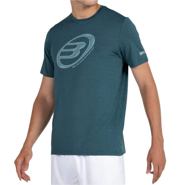 T-shirt Bullpadel Lande Verde Oscuro Vigore