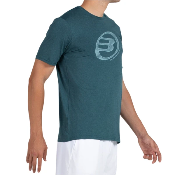 T-shirt Bullpadel Lande Verde Oscuro Vigore