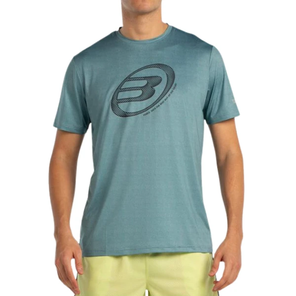 T-shirt Bullpadel Lande Verde Azulado Vigore