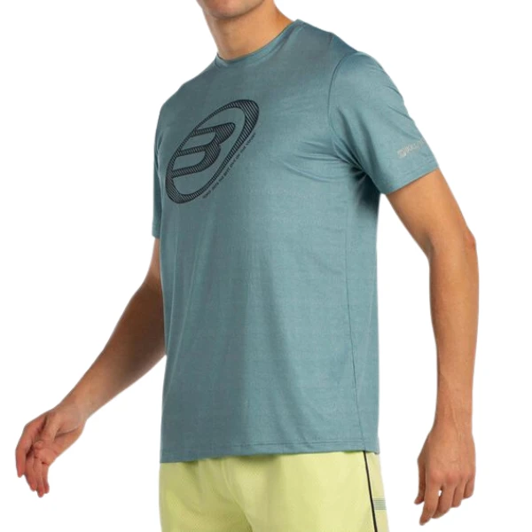 T-shirt Bullpadel Lande Verde Azulado Vigore