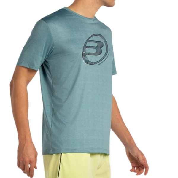 T-shirt Bullpadel Lande Verde Azulado Vigore