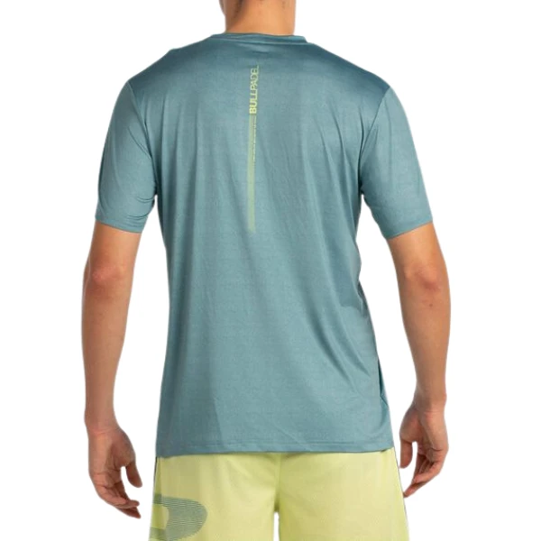 T-shirt Bullpadel Lande Verde Azulado Vigore