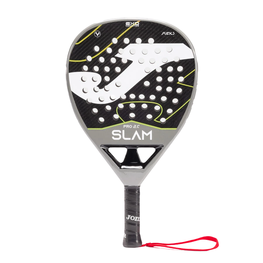 Raquette de padel Slam Pro gris clair noir