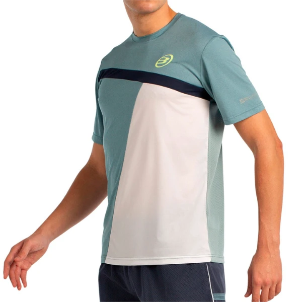 T-shirt Bullpadel Llega Bleu Vert Vigore