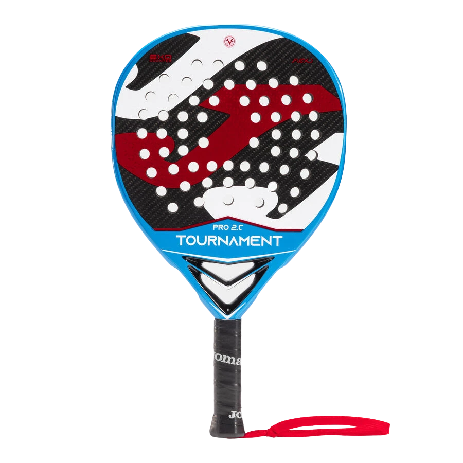 Raquette de padel Tournament Pro bleu marine rouge
