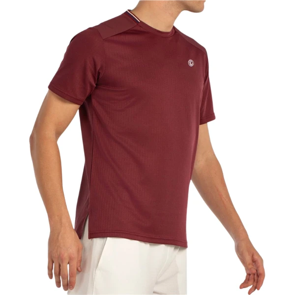 T-SHIRT BULLPADEL ACRUX Bordeaux