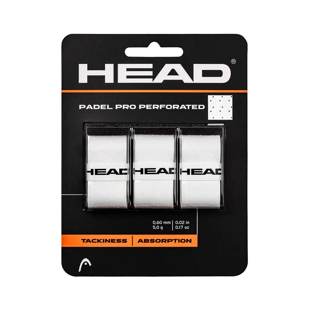 Surgrips HEAD Padel Pro Perforé Blanc x3