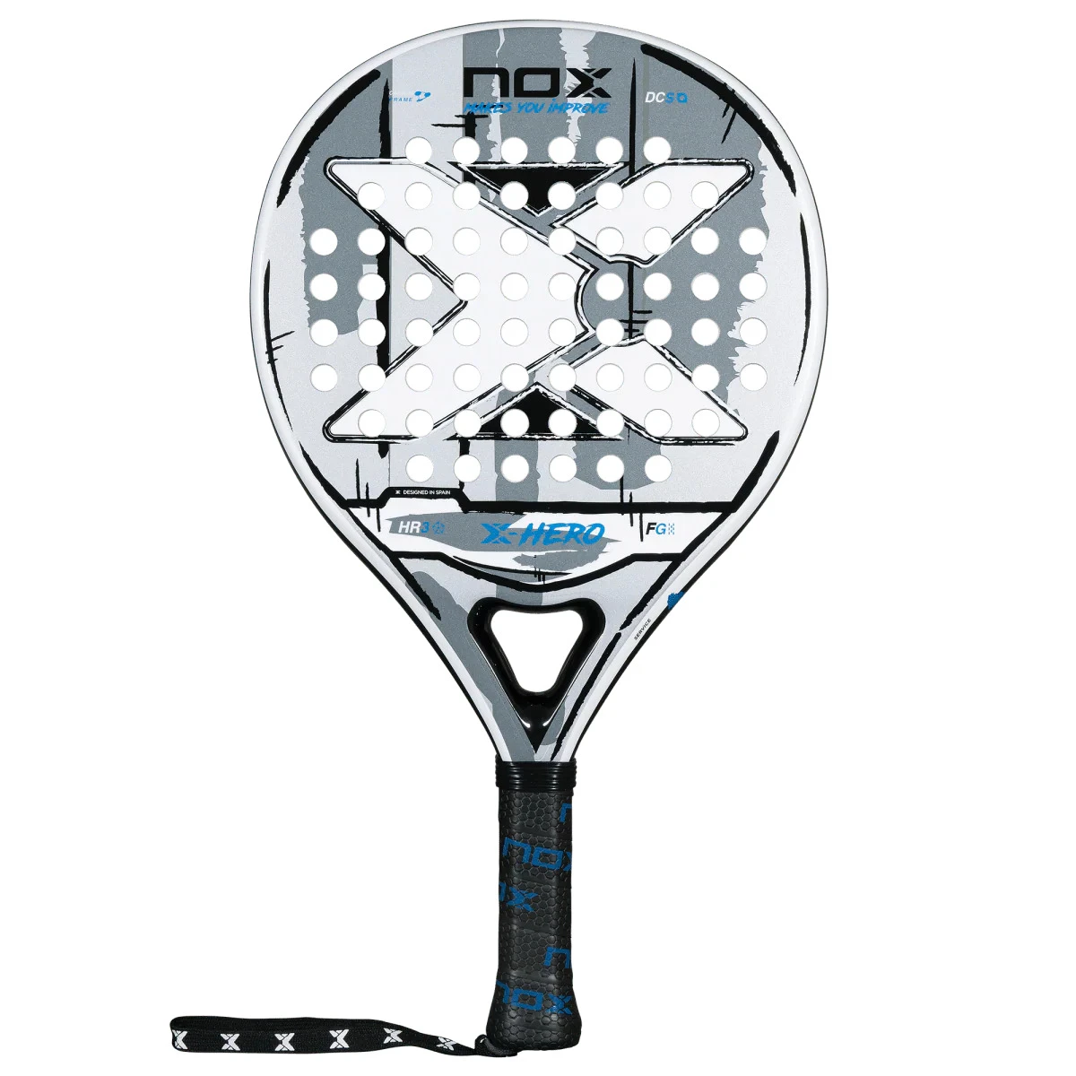 Raquette de padel NOX X-Hero Blanc 2026