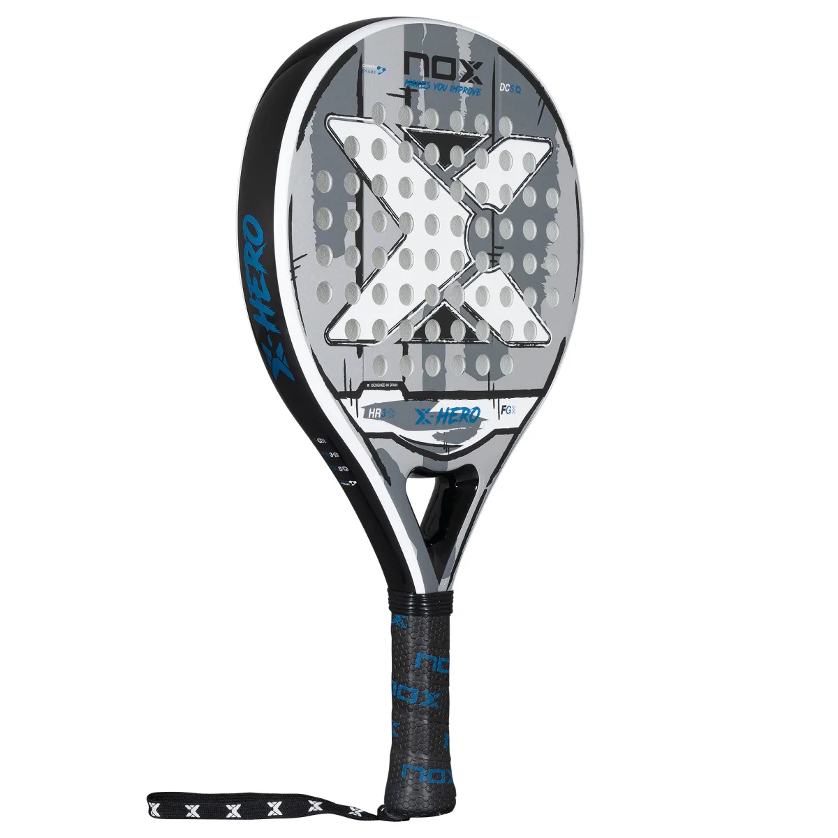 Raquette de padel NOX X-Hero Blanc 2026