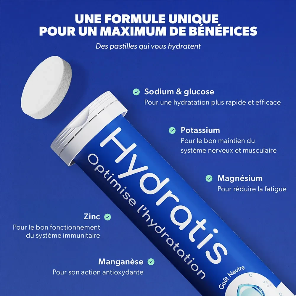 Hydratis Mini Pack Découverte 30 Comprimés Effervescents