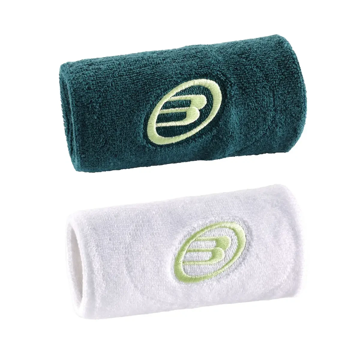 Poignets Éponges BULLPADEL BPMU252 I Blanc/Vert