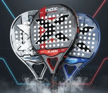 Illustration pack Raquette de padel Nox X-HERO