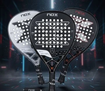 Illustration pack Raquettes de padel Nox NFA series
