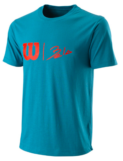 Wilson Bela Hype Tech T-shirt Blauw
