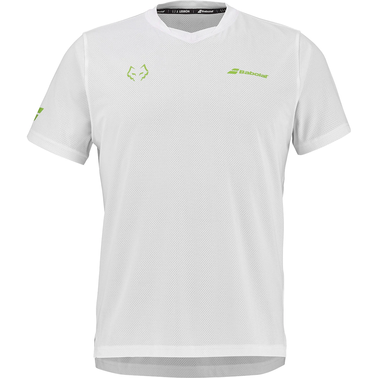 T-shirt Juan Lebron Babolat Crew Neck Blanc 2026