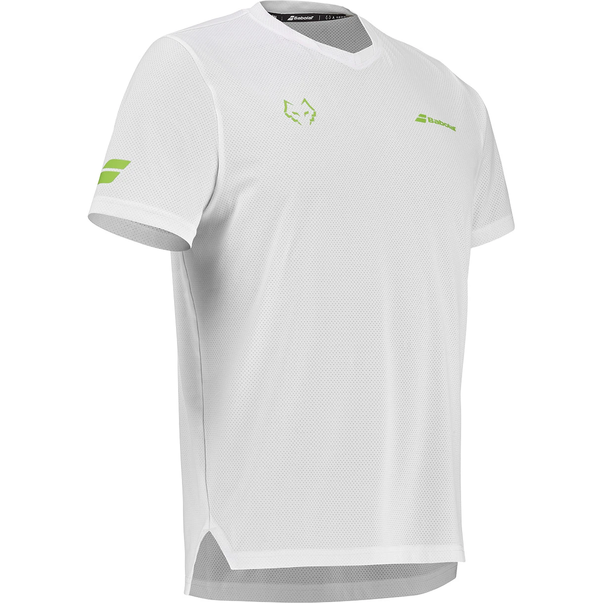 T-shirt Juan Lebron Babolat Crew Neck Blanc 2026