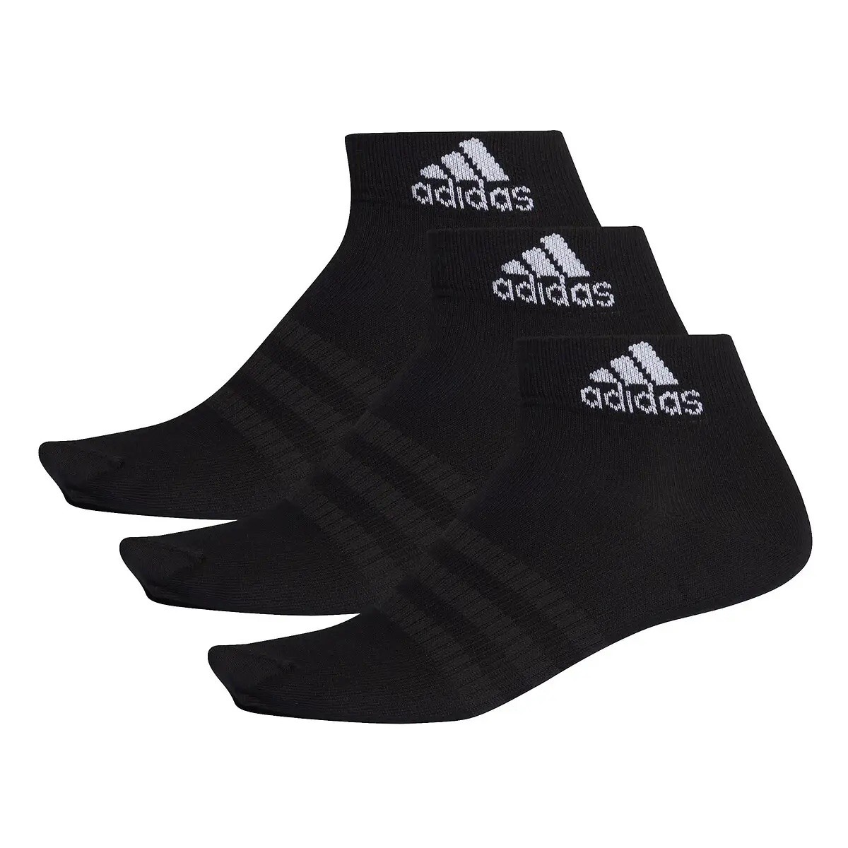 Adidas Zwarte Sokken (3 paar)