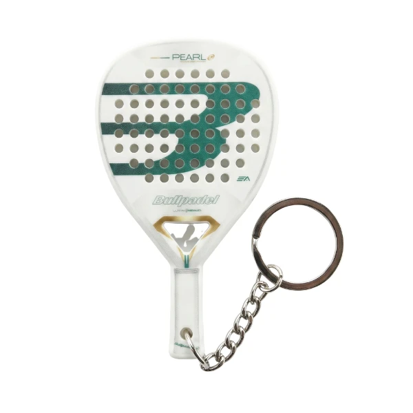 Porte Clé BULLPADEL Mini Raquette Pearl