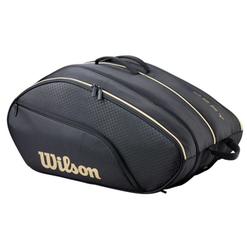 Sac de padel Wilson Defy V1 Noir/Or