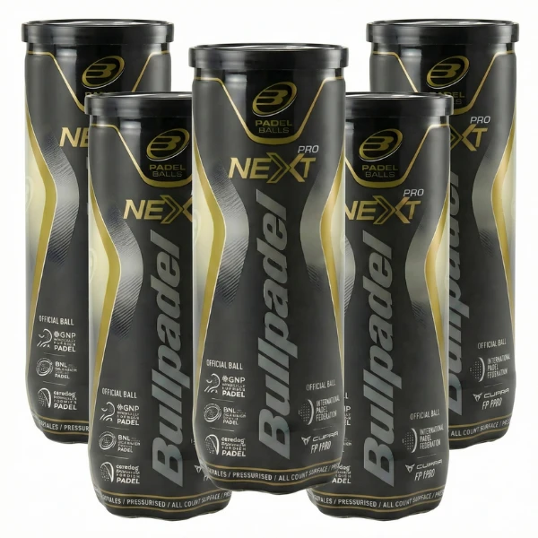 5 tubes De Balles Bullpadel Next Pro
