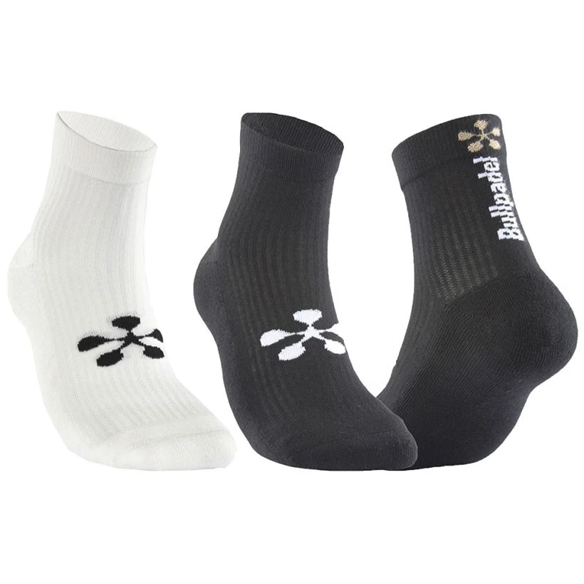 Chaussettes Bullpadel Premier Padel noir/blanc x2