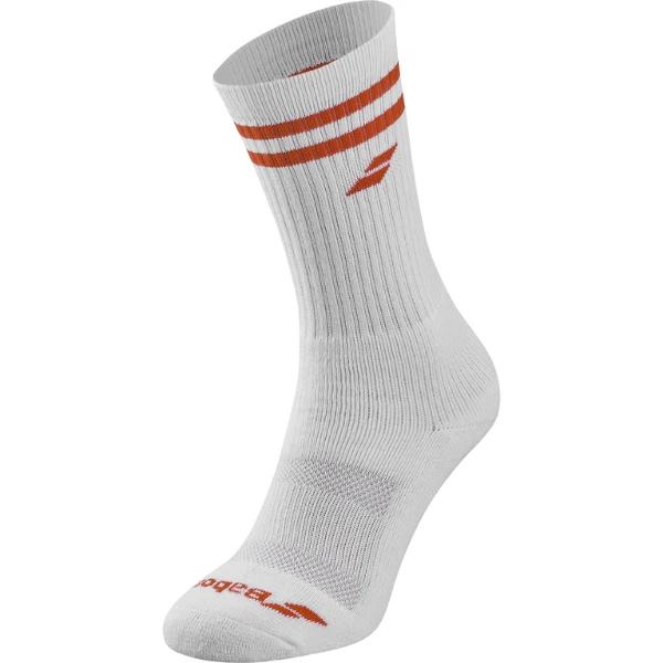 Chaussettes BABOLAT Team Blanc/Orange x1
