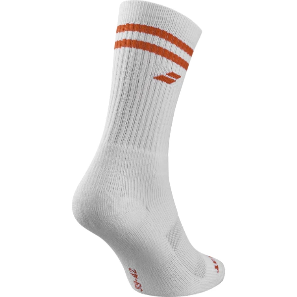 Chaussettes BABOLAT Team Blanc/Orange x1