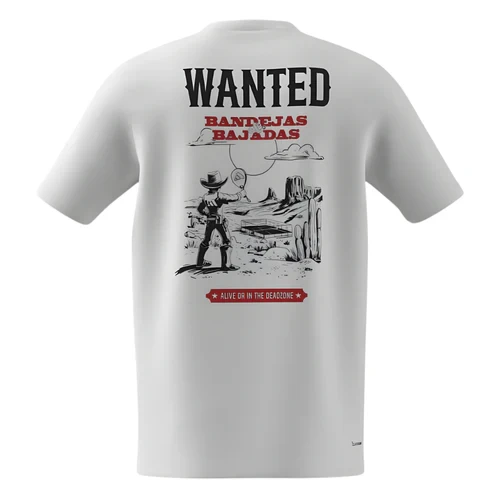 T-Shirt ADIDAS Padel Wanted Blanc