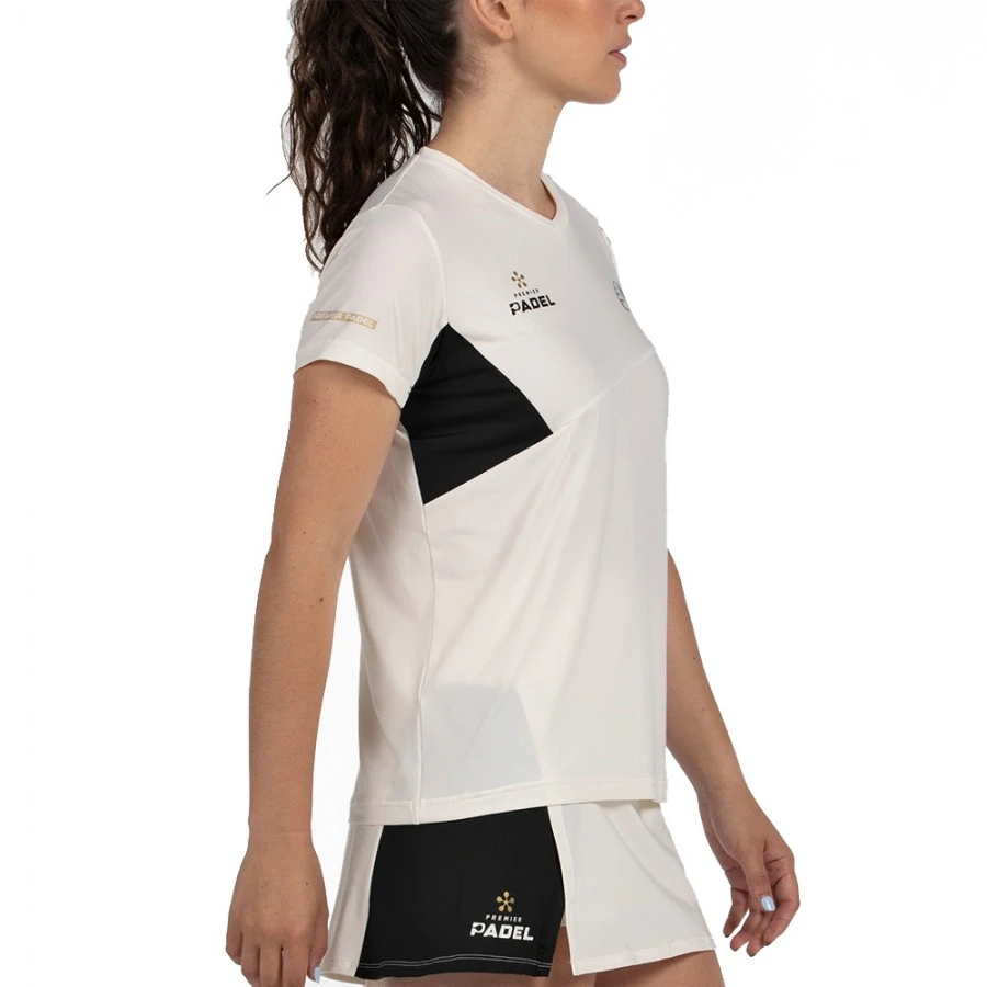 T-Shirt BULLPADEL Pampan Femme Écru