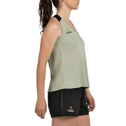 Débardeur BULLPADEL Piura Eucalyptus Femme