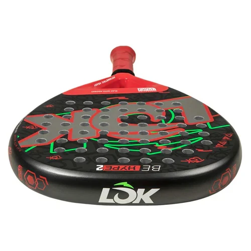 Raquette de padel Lok Be Hype Gen 2 2026 – détail de la zone de frappe