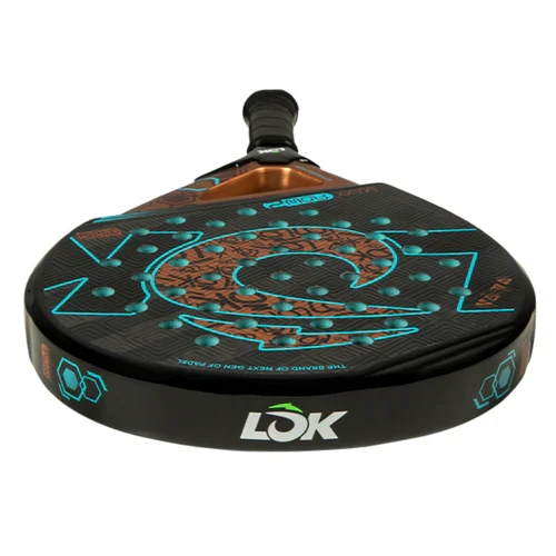 Raquette de padel Lok Maxx Flow Gen 2 2026 – détail de la zone de frappe