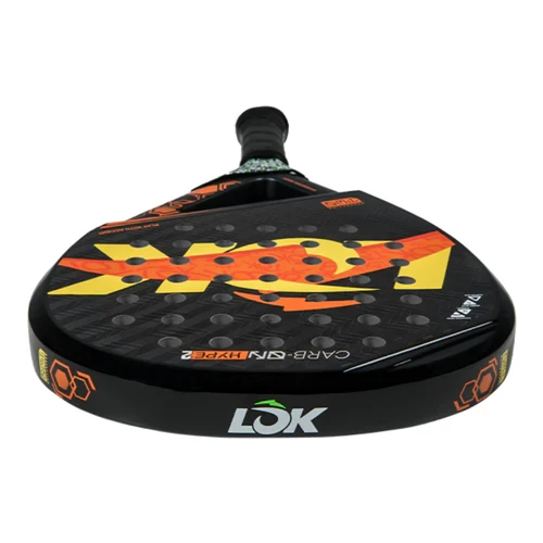 Raquette de padel Lok Carb-On Hype Gen 2 2026 – détail de la surface de frappe