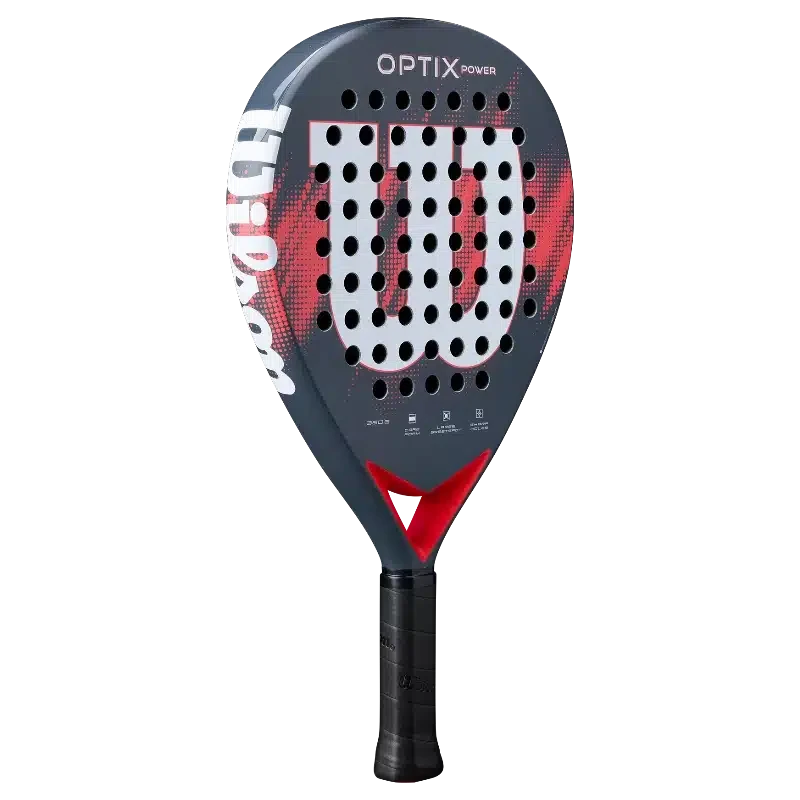 Padelracket Wilson Optix V2 Power Rood