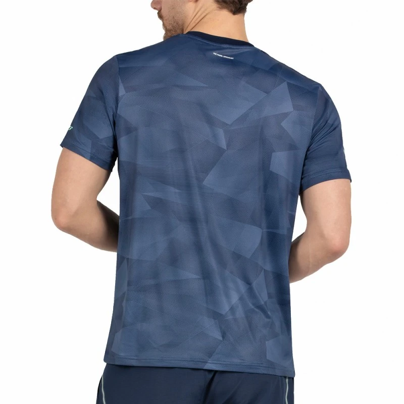 T-shirt Bullpadel Manin océan profond pour joueur de padel homme