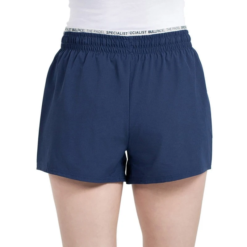 Short Bullpadel Pinolu océan profond pour joueuse de padel femme