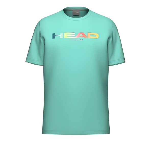 HEAD Rainbow Heren T-Shirt Turkoois