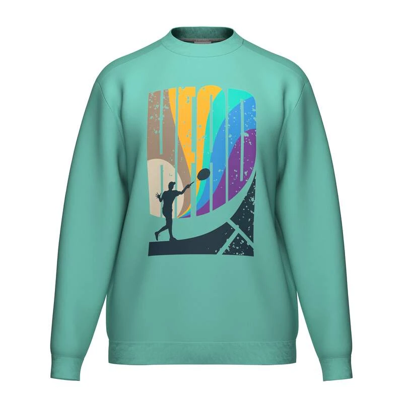 Pull HEAD Rally Crewneck Turquoise