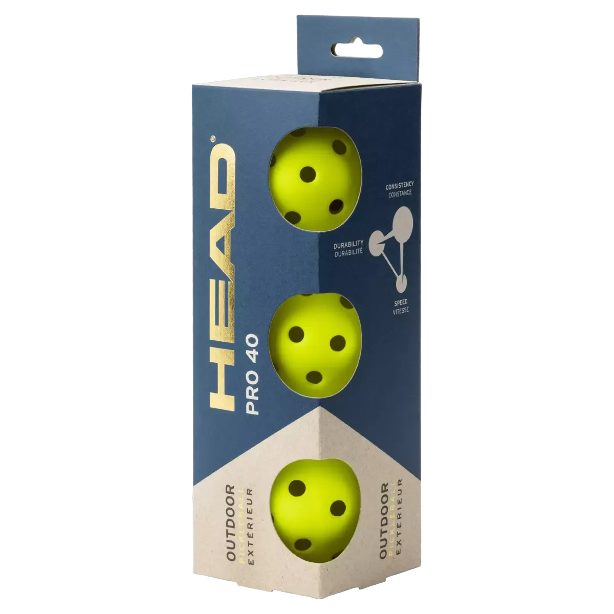 Head Pro 40 Outdoor pickleballbollar
