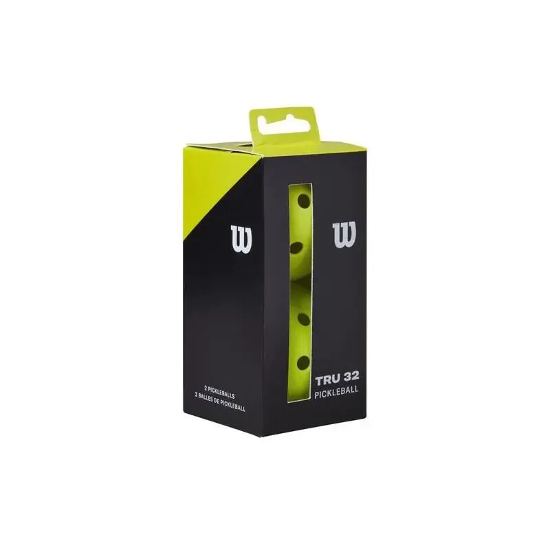Balles Pickleball Jaune Wilson TRU 32 x2