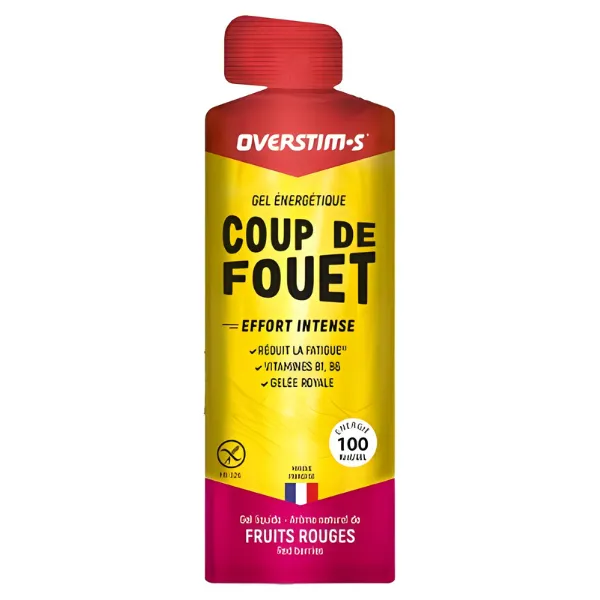 Gel OVERSTIM'S Coup de Fouet Fruits Rouges