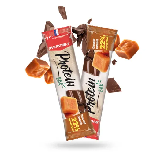 Barre Protéinée OVERSTIM'S Chocolat Caramel