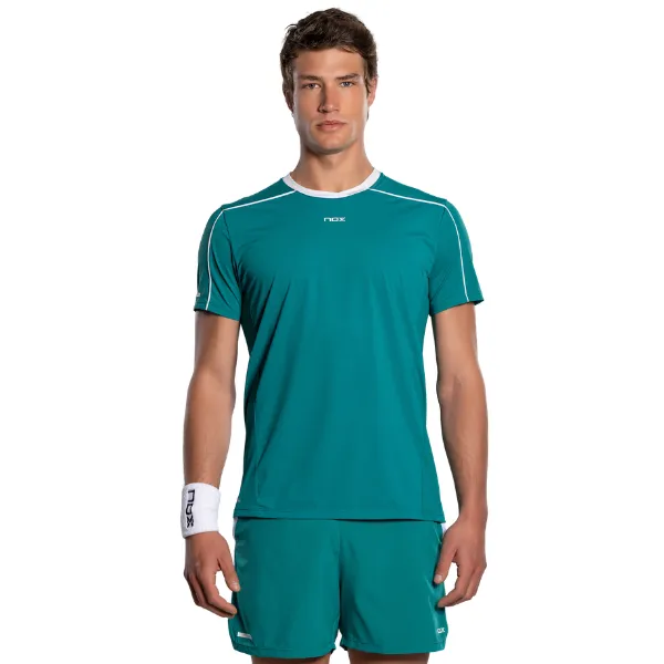 T-Shirt NOX Pro Vert Ivoire