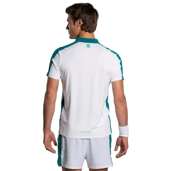 NOX Pro Weiß/Elfenbeingrün Polo