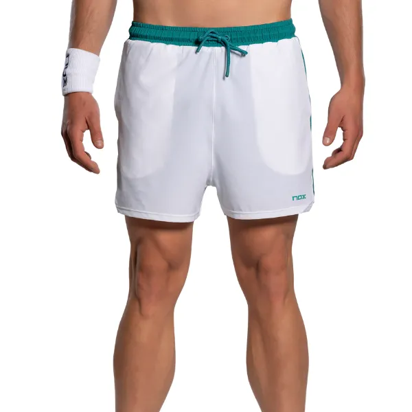 NOX Pro Weiß/Elfenbeingrün Shorts