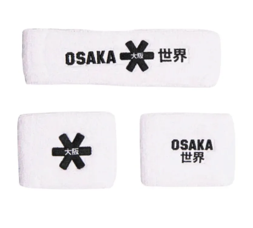 Poignets et Bandeau OSAKA Blanc