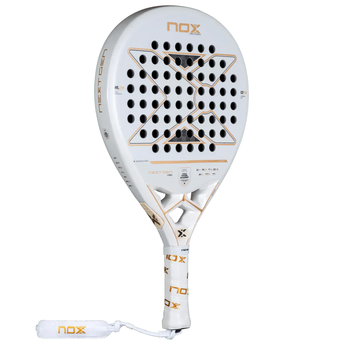 Raquette de padel NOX NextGen Pro Hybrid 12K NFA Series 2026