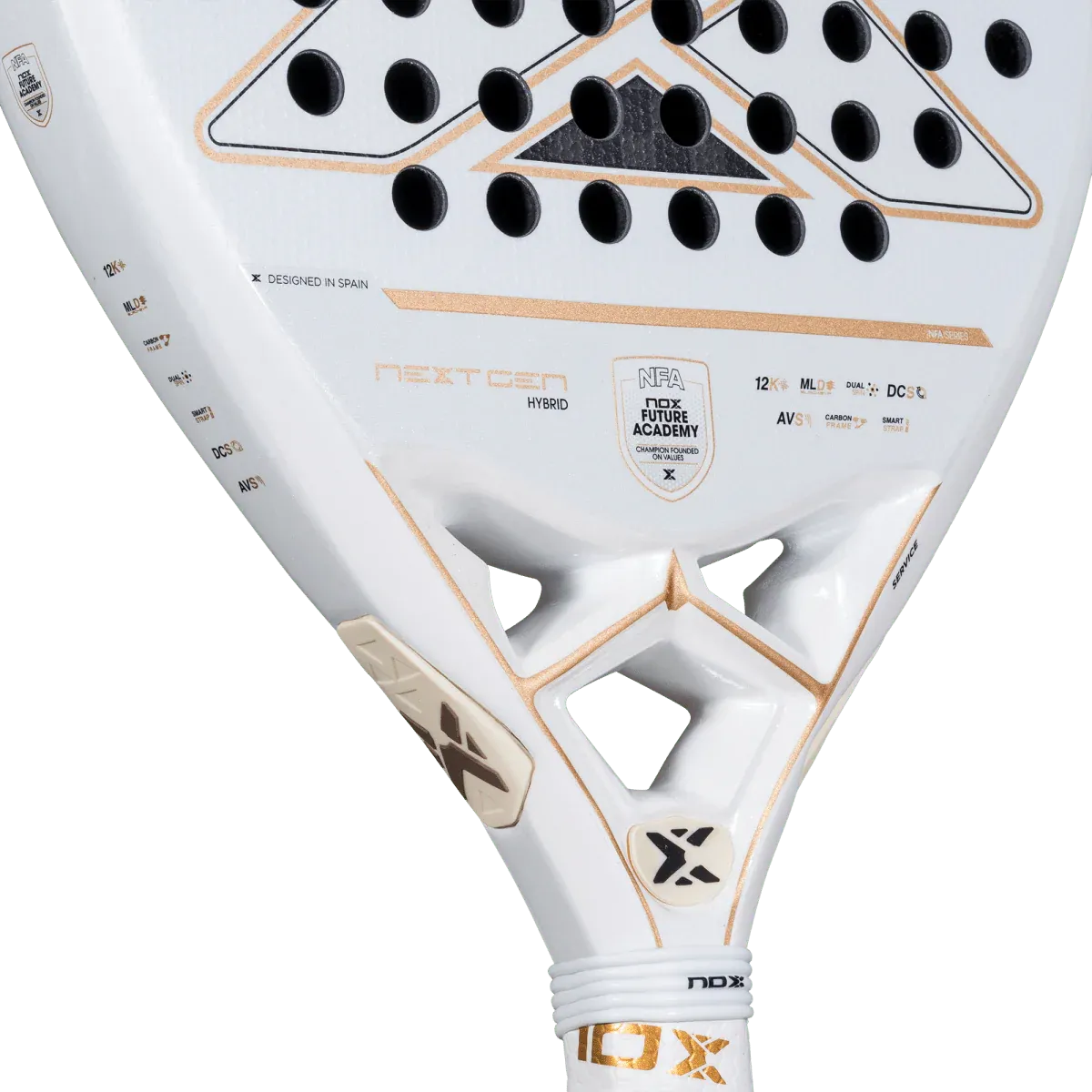 Raquette de padel NOX NextGen Pro Hybrid 12K NFA Series 2026
