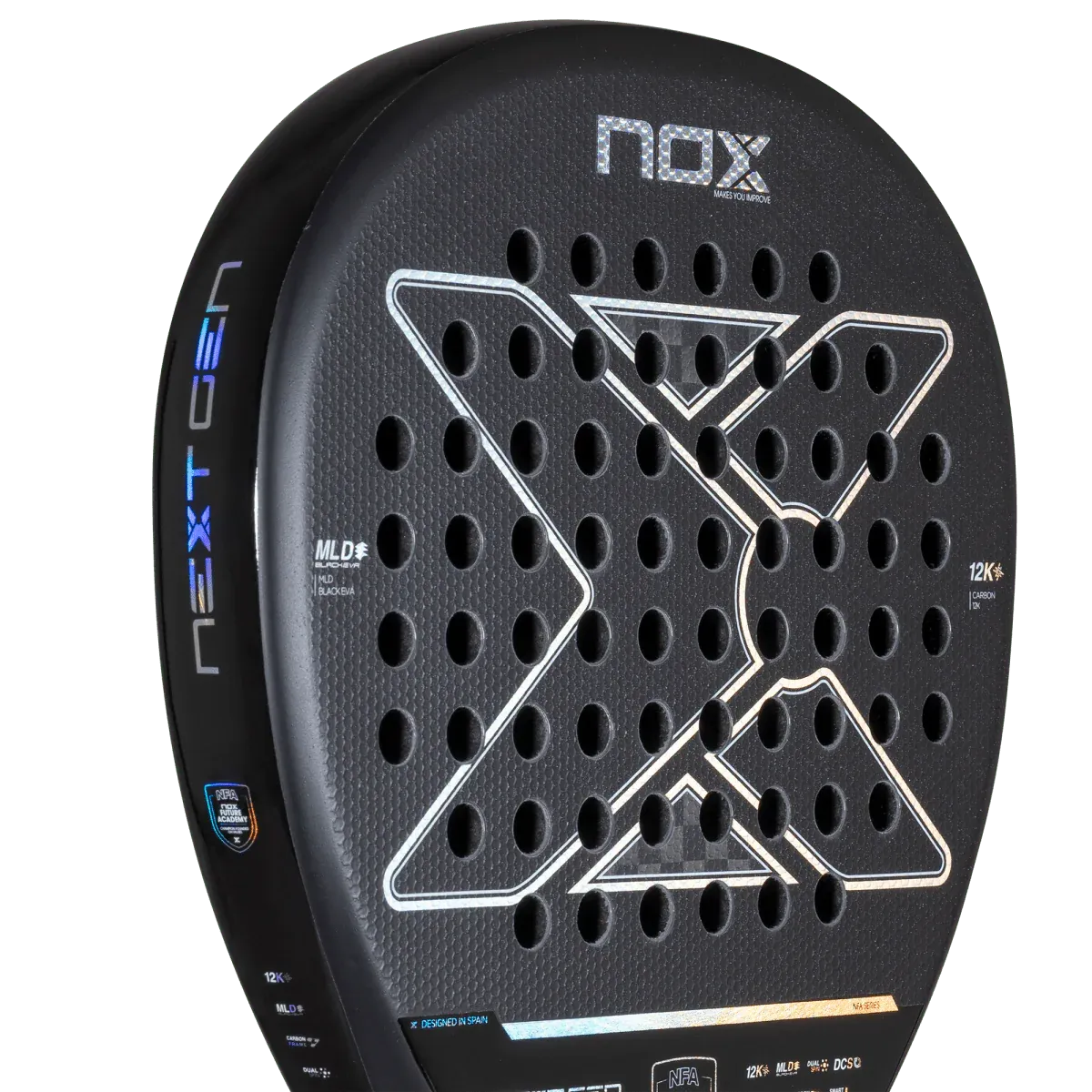 Raquette de padel NOX NextGen Pro Attack 12K NFA Series 2026